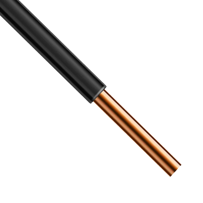 Vodič pevný H07V-U 1x1,5 čierny pvc | Obrázok 1 | najmaterial.sk