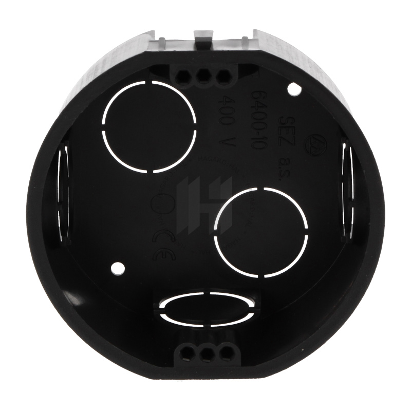 Krabica inštalačná 6400-10 71x32mm IP20 pod omietku čierna | Obrázok 1 | najmaterial.sk