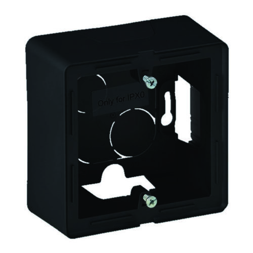 Krabica inštalačná Valena Life 754066 89x89x44,8mm na omietku matná čierna | Obrázok 1 | najmaterial.sk