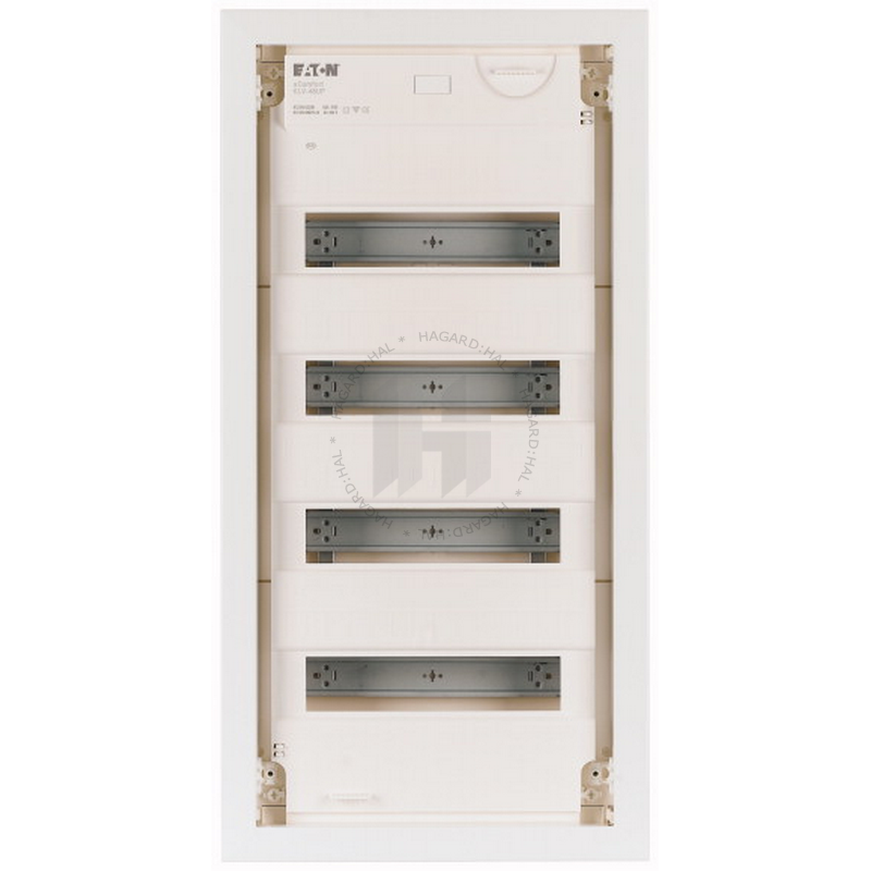Rozvodnica plast-plech KLV-48UPS-F 48+8M zapustená IP30 plech. dvere | Obrázok 1 | najmaterial.sk