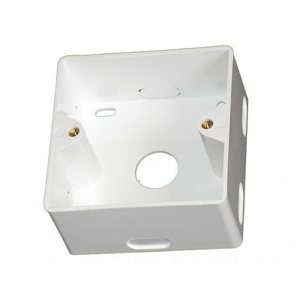 Krabica inštalačná FA-646-80 80x80x42mm 1-násobná na omietku biela | Obrázok 1 | najmaterial.sk