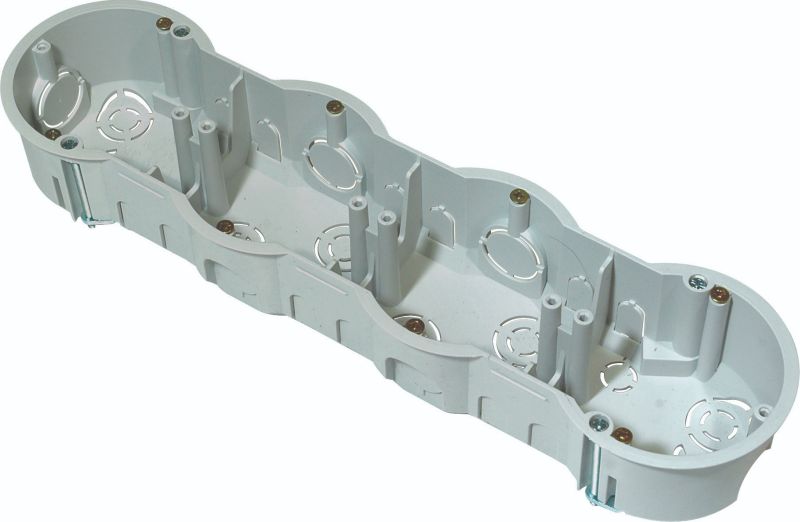 Krabica inštalačná KUP 68 LP/4 SK 286x73x45mm 4-násobná do dutej steny sivá | Obrázok 1 | najmaterial.sk