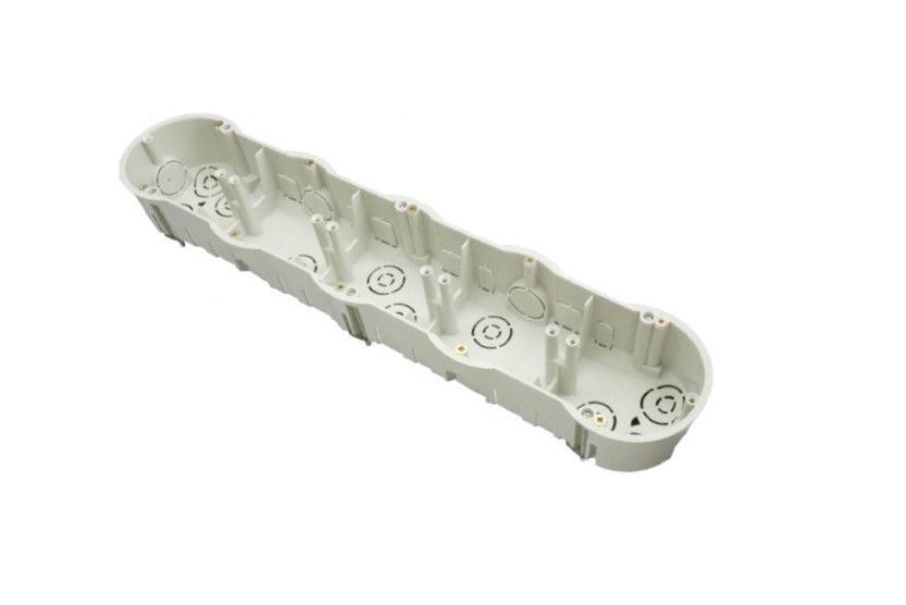 Krabica inštalačná KUP 68 LA/5 356x73x45mm 5-násobná do dutej steny sivá | Obrázok 1 | najmaterial.sk