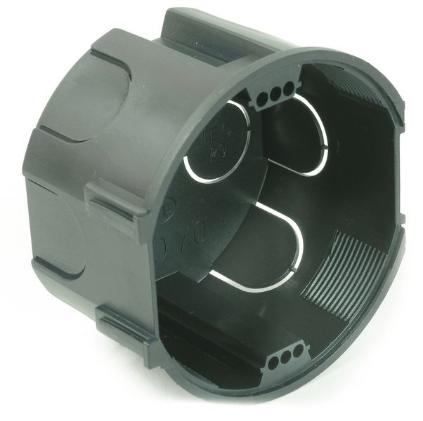 Krabica inštalačná ASD 70 BK 70x45mm pod omietku bezhalogénová čierna | Obrázok 1 | najmaterial.sk