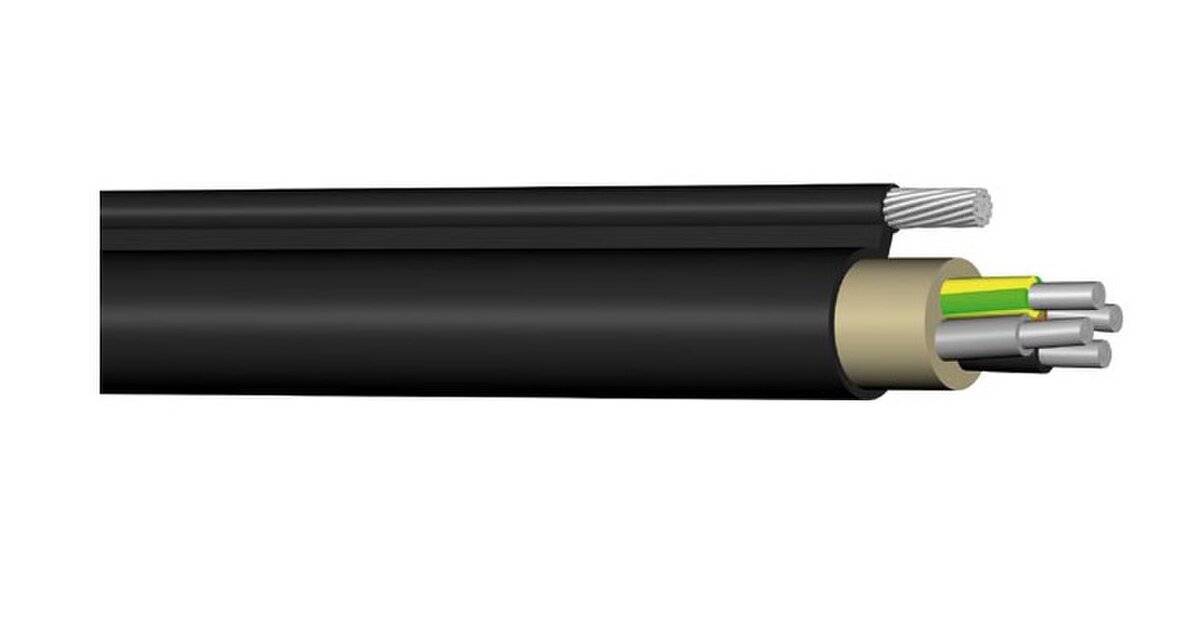 Kábel pevný závesný AYKY-Z-J 4x16 pvc čierny | Obrázok 1 | najmaterial.sk