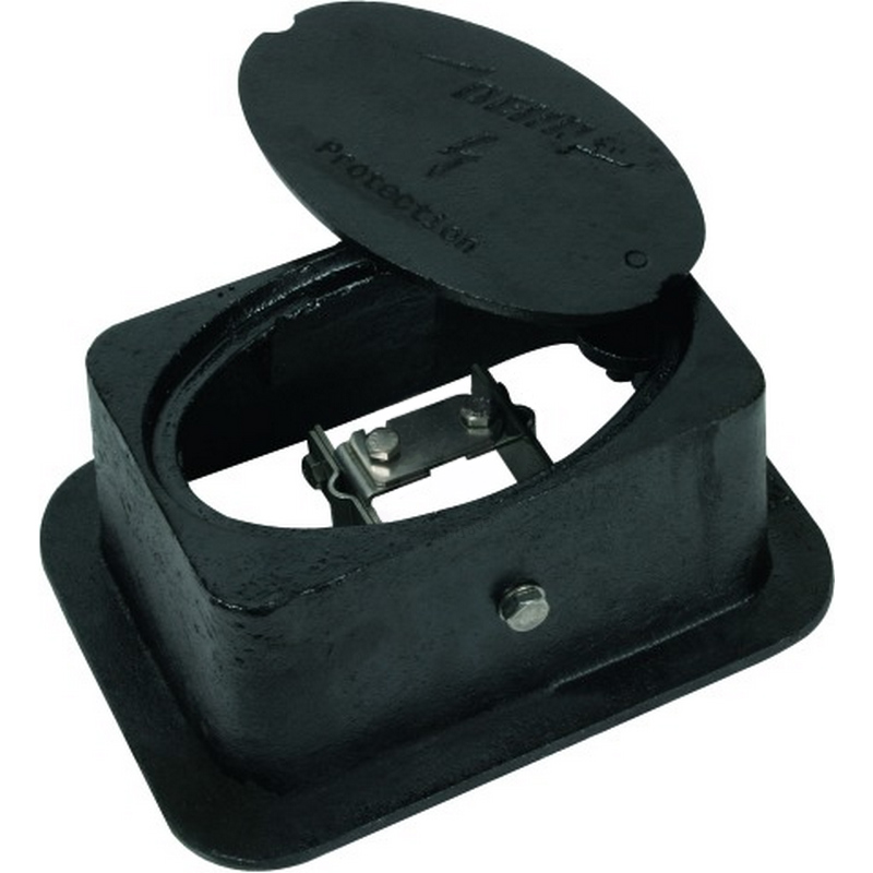 Chodníková krabica 549001 300x220x120mm liatina so svorkou | Obrázok 1 | najmaterial.sk