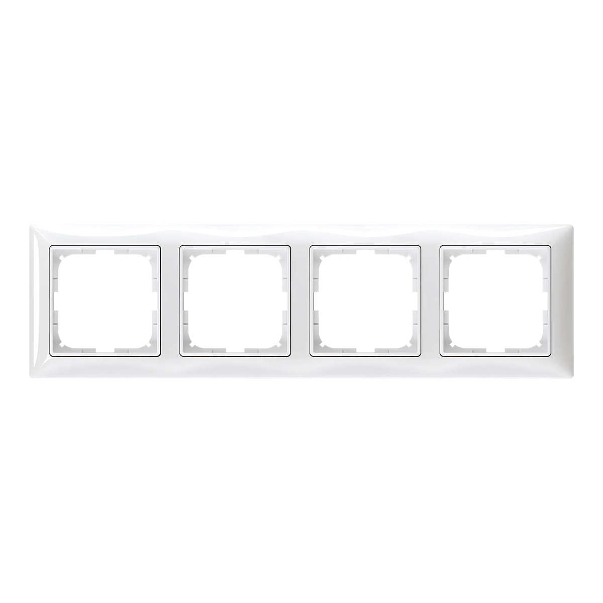Rámček basic55 2CKA001725A1482 (1725-0-1482) 4-násobný biela | Obrázok 1 | najmaterial.sk