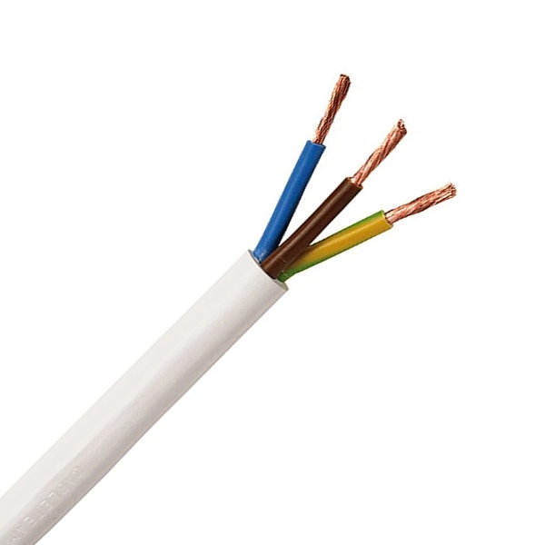 Kábel ohybný H05VV-F 3G1,5 pvc biely | Obrázok 1 | najmaterial.sk