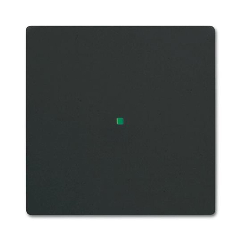Kryt spínača f@h SR-1-885 2CKA006220A0618 1-násobný bez potlače zamatová čierna | Obrázok 1 | najmaterial.sk