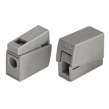 Svorka krabicová 224-101 WAGO 1x1,0-2,5mm2 2-pólová lustrová sivá | Obrázok 1 | najmaterial.sk