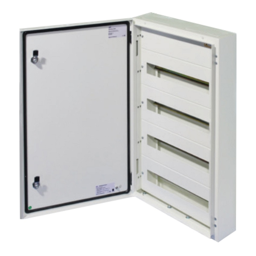 Rozvodnica plechová T-box 96/4/24 96M 600x750x125 povrchová IP65 plné dvere | Obrázok 1 | najmaterial.sk