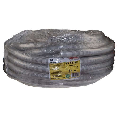 Ohybná rúrka svetlosivá FX 32 19858 32mm 26,3mm 320N PVC | Obrázok 1 | najmaterial.sk