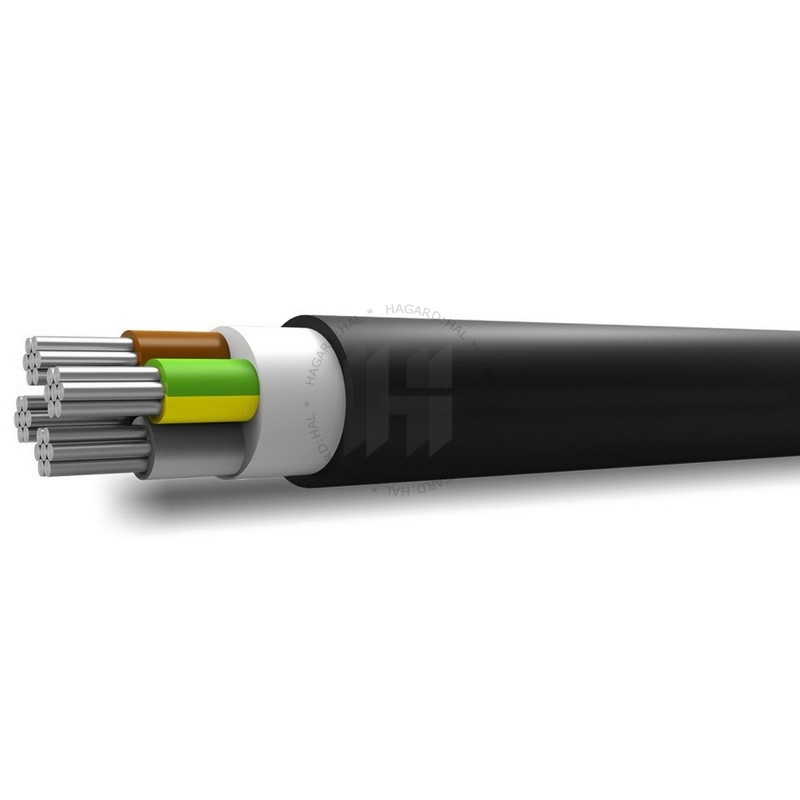 Kábel pevný NAYY-J 5x25 pvc čierny | Obrázok 1 | najmaterial.sk